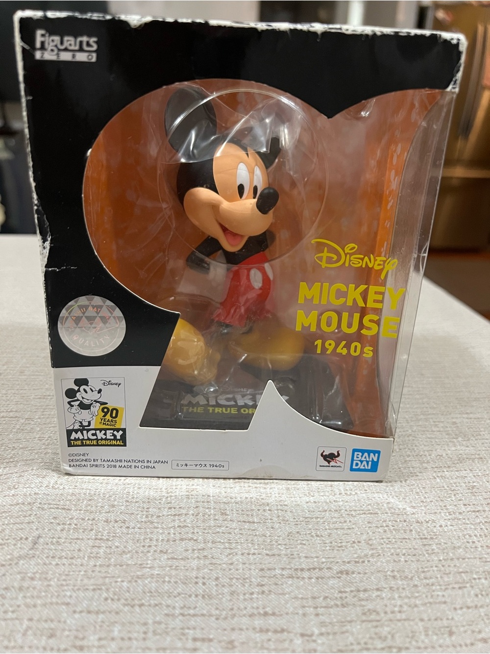 Disney Mickey Mouse 1940s Figure - Black, Red, Yellow
